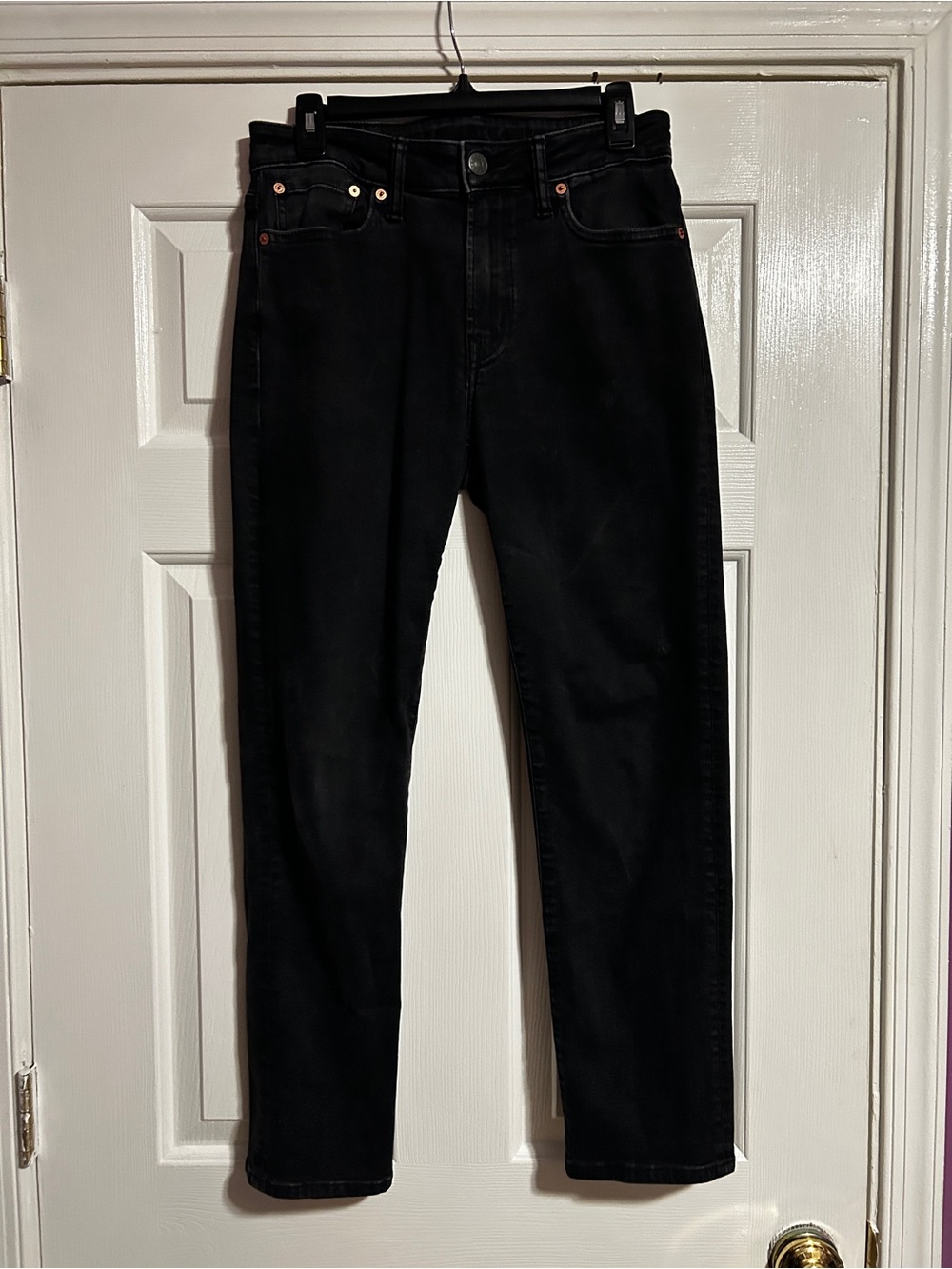 Men's Black American eagle Slim Straight Jeans 29x30
